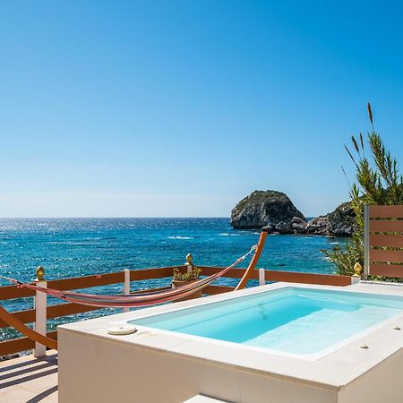 Villa Renata & Villa Filippos With Private Plunge Pool By Konnect Agios Gordios  Dış mekan fotoğraf