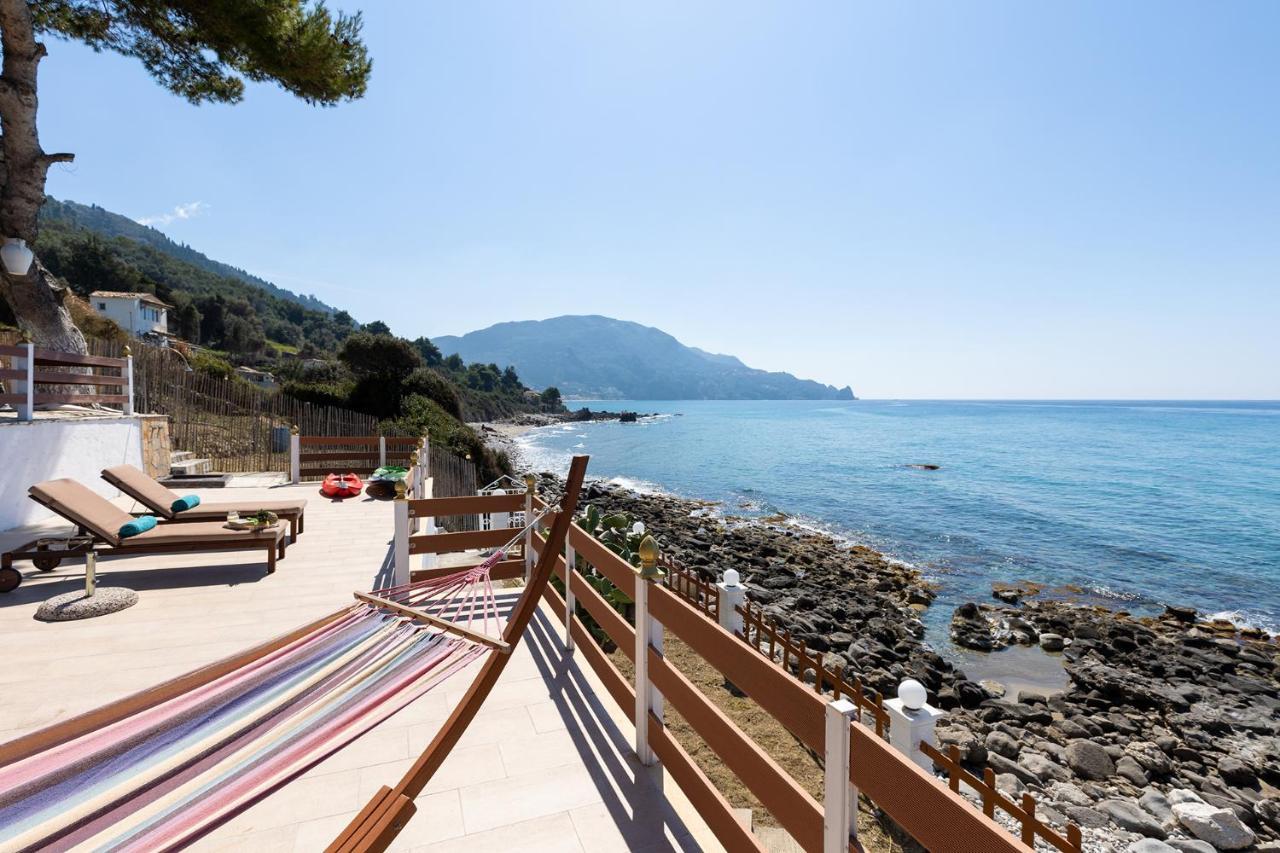 Villa Renata & Villa Filippos With Private Plunge Pool By Konnect Agios Gordios  Dış mekan fotoğraf