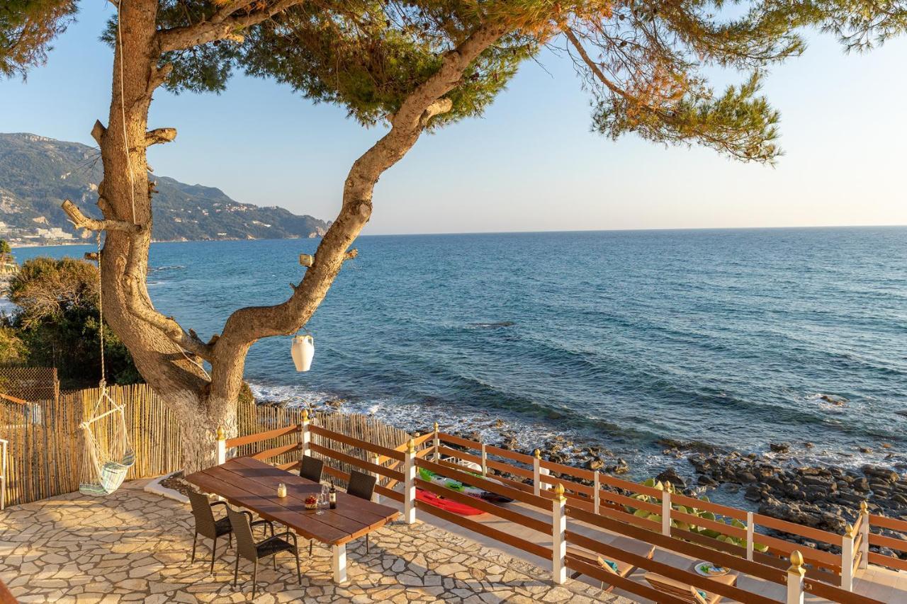 Villa Renata & Villa Filippos With Private Plunge Pool By Konnect Agios Gordios  Dış mekan fotoğraf