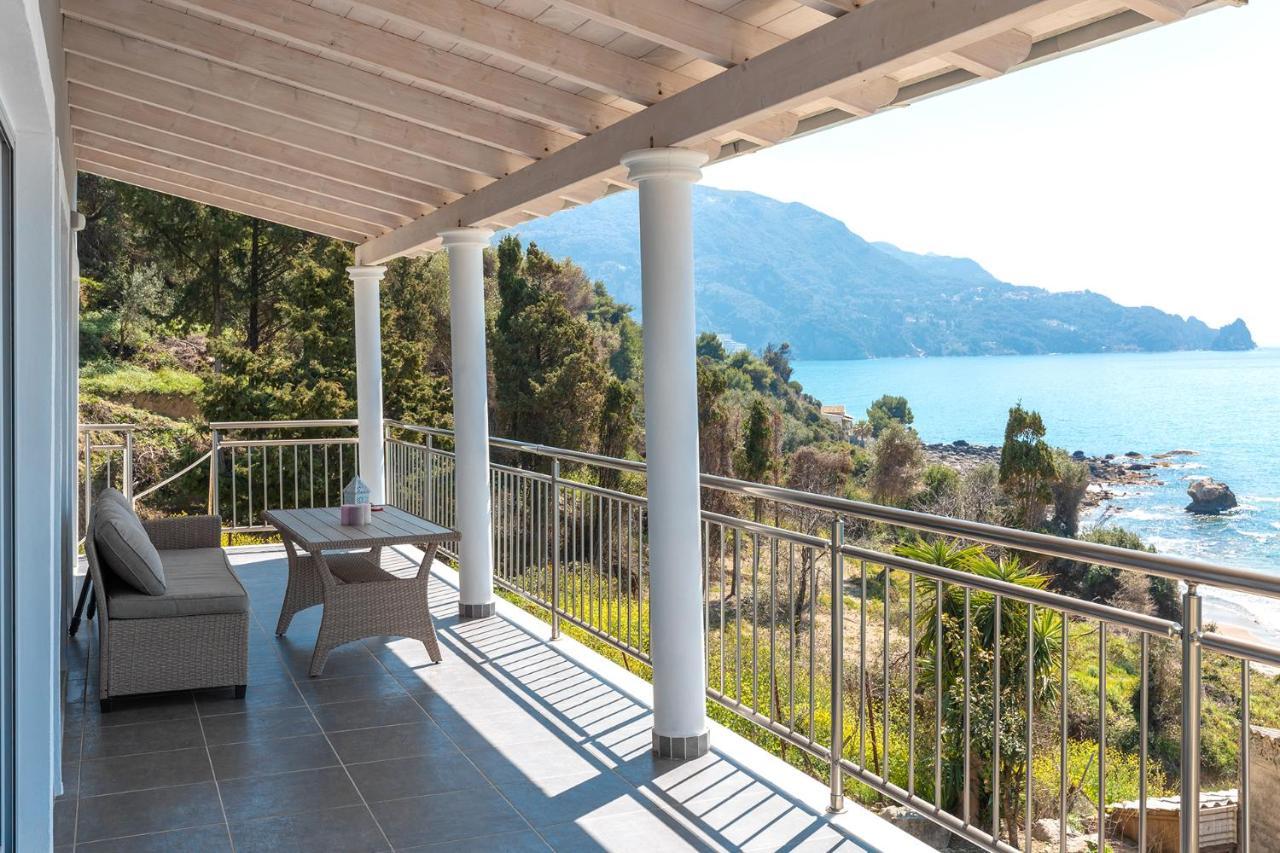 Villa Renata & Villa Filippos With Private Plunge Pool By Konnect Agios Gordios  Dış mekan fotoğraf