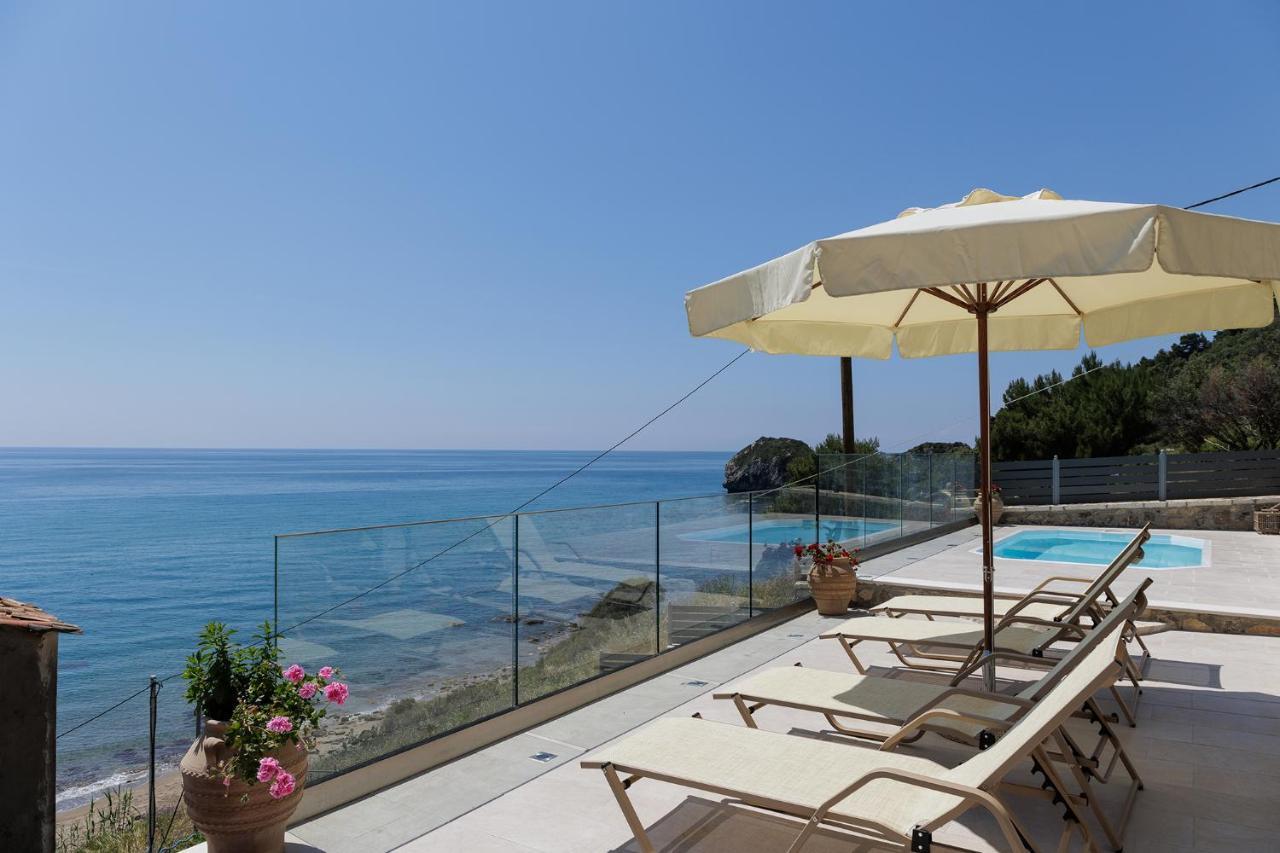 Villa Renata & Villa Filippos With Private Plunge Pool By Konnect Agios Gordios  Dış mekan fotoğraf