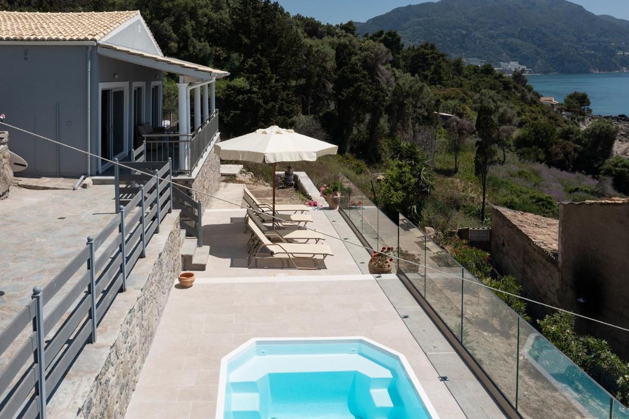 Villa Renata & Villa Filippos With Private Plunge Pool By Konnect Agios Gordios  Dış mekan fotoğraf