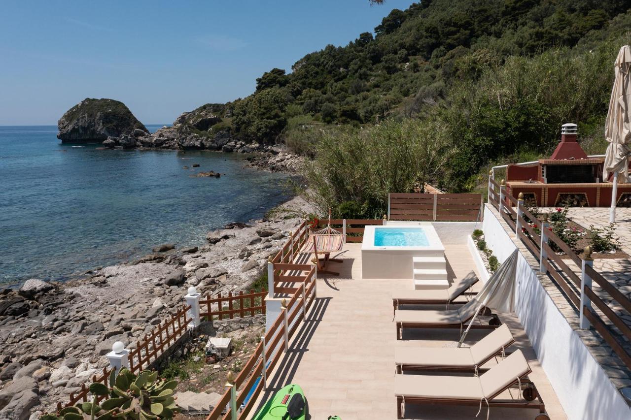 Villa Renata & Villa Filippos With Private Plunge Pool By Konnect Agios Gordios  Dış mekan fotoğraf