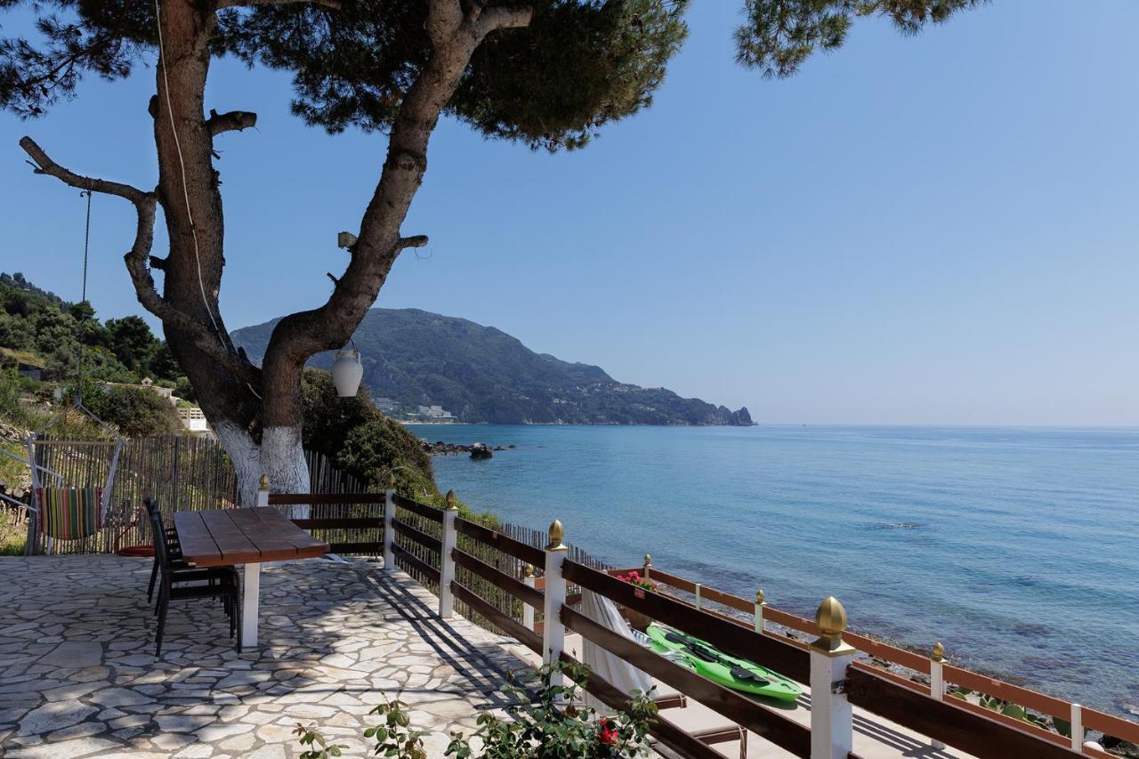 Villa Renata & Villa Filippos With Private Plunge Pool By Konnect Agios Gordios  Dış mekan fotoğraf