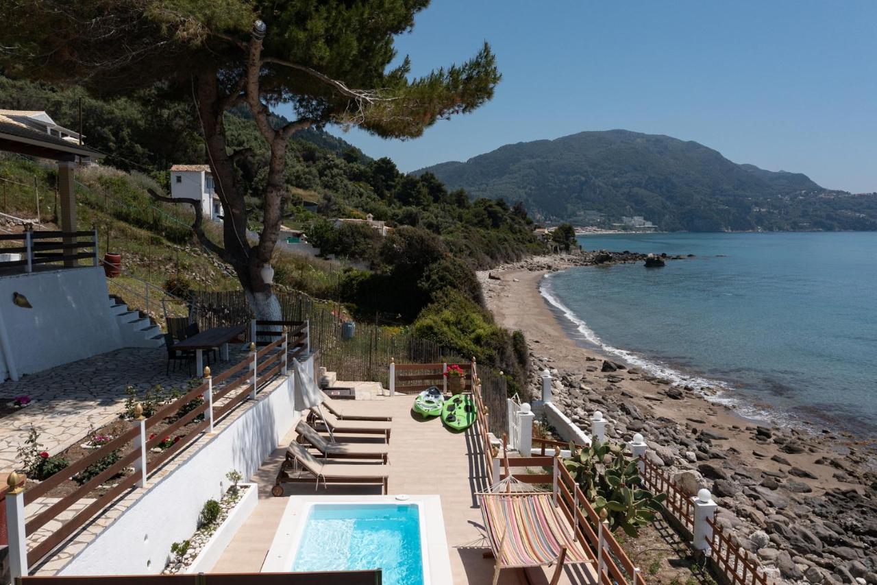 Villa Renata & Villa Filippos With Private Plunge Pool By Konnect Agios Gordios  Dış mekan fotoğraf