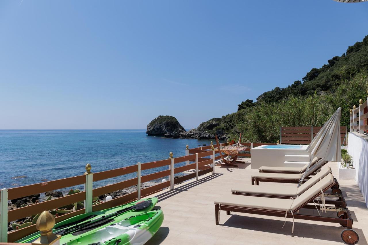 Villa Renata & Villa Filippos With Private Plunge Pool By Konnect Agios Gordios  Dış mekan fotoğraf