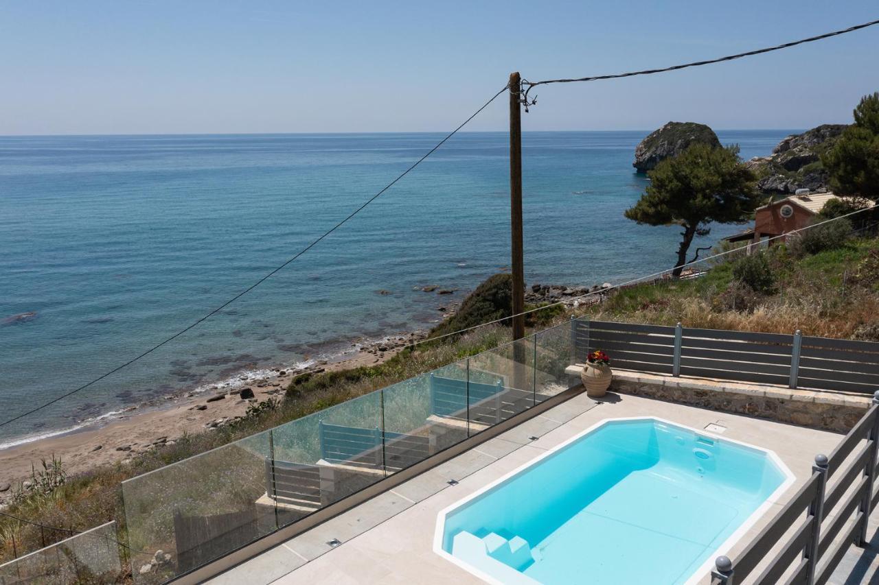 Villa Renata & Villa Filippos With Private Plunge Pool By Konnect Agios Gordios  Dış mekan fotoğraf