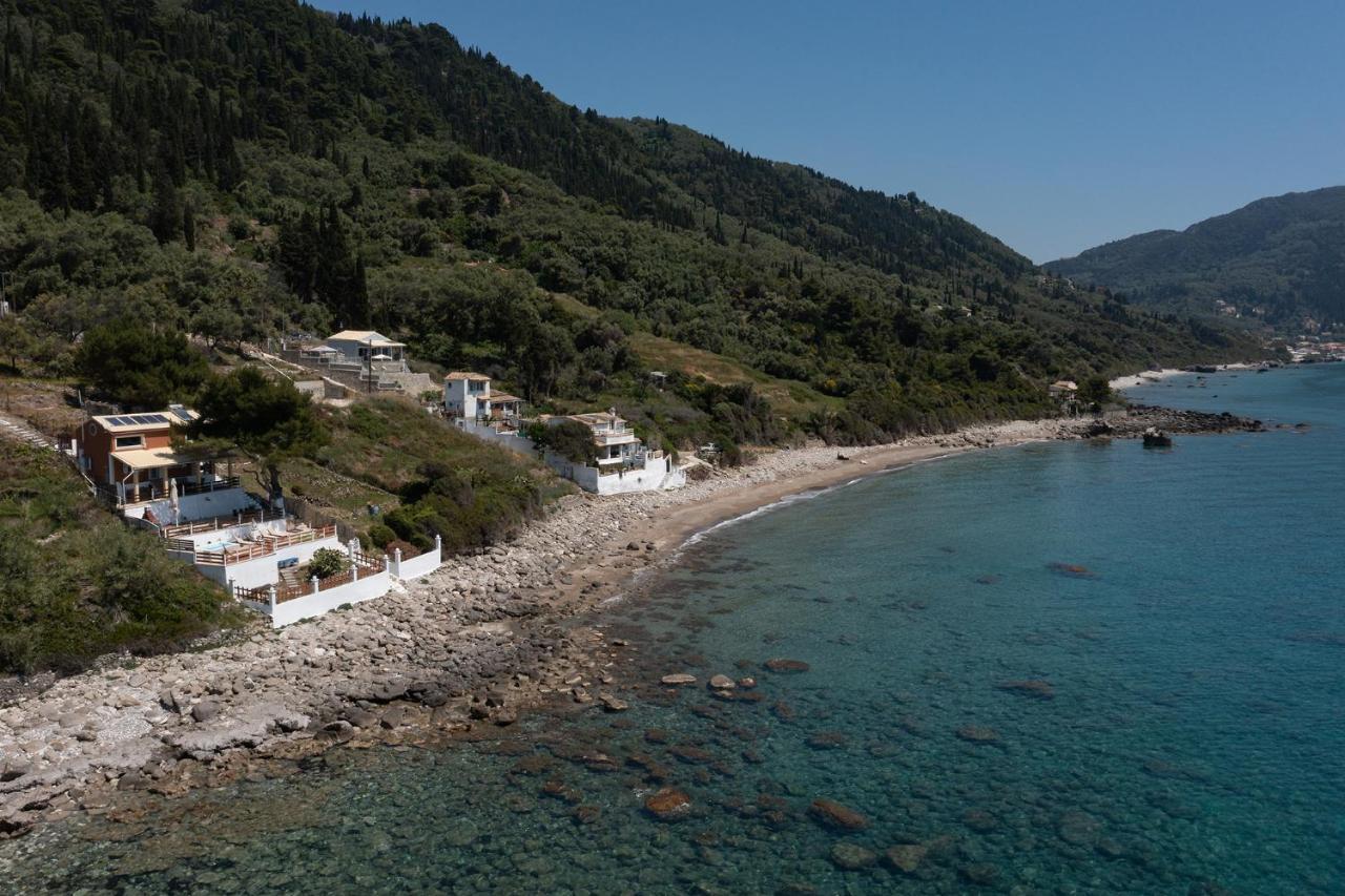 Villa Renata & Villa Filippos With Private Plunge Pool By Konnect Agios Gordios  Dış mekan fotoğraf