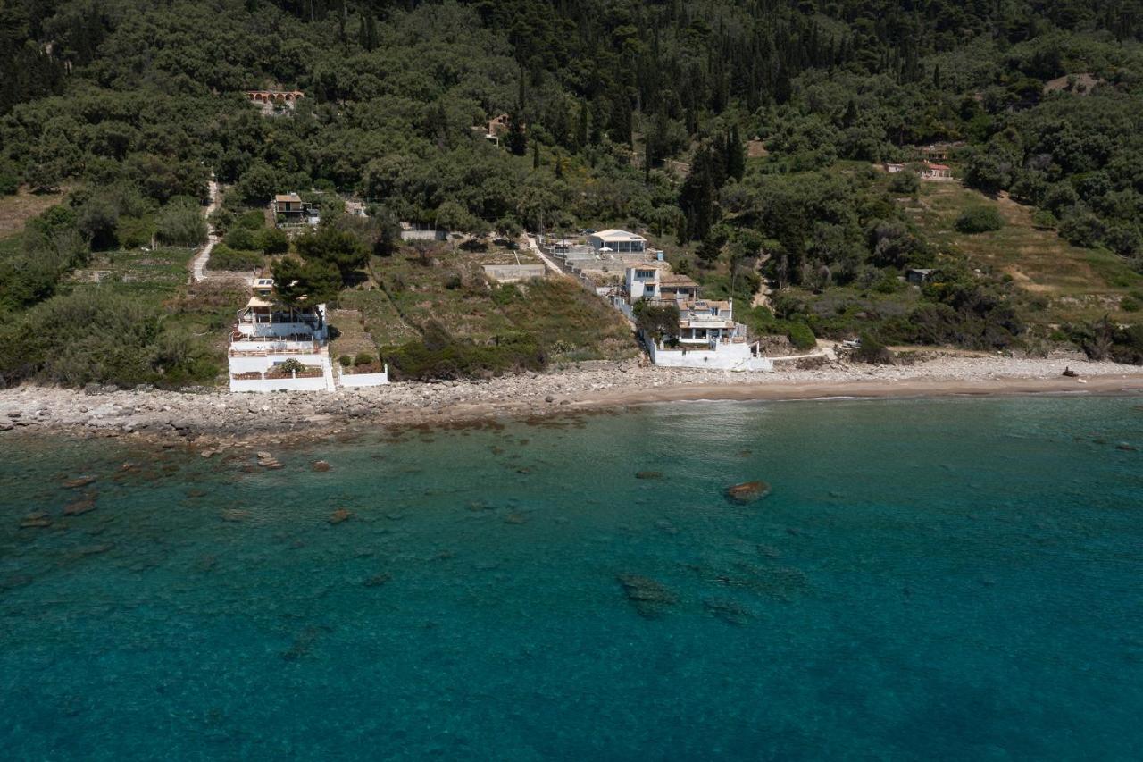 Villa Renata & Villa Filippos With Private Plunge Pool By Konnect Agios Gordios  Dış mekan fotoğraf
