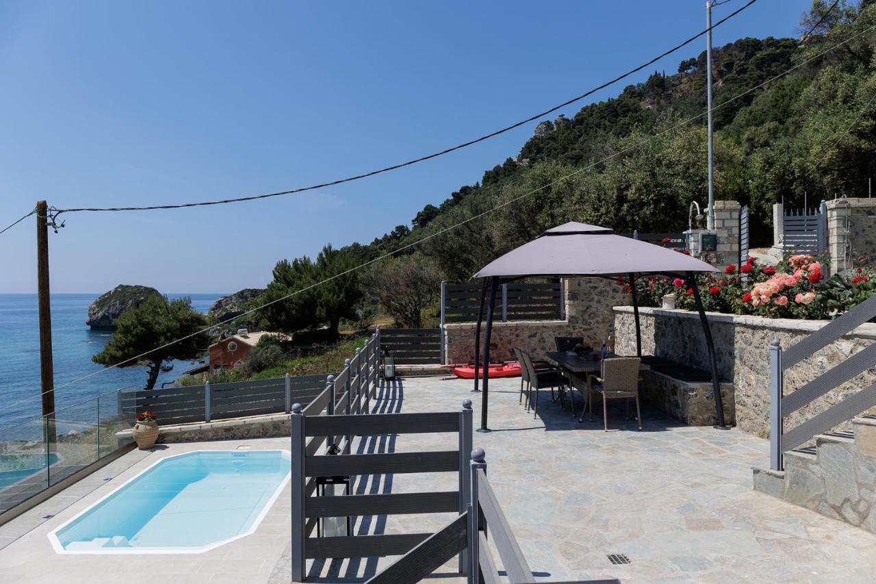 Villa Renata & Villa Filippos With Private Plunge Pool By Konnect Agios Gordios  Dış mekan fotoğraf