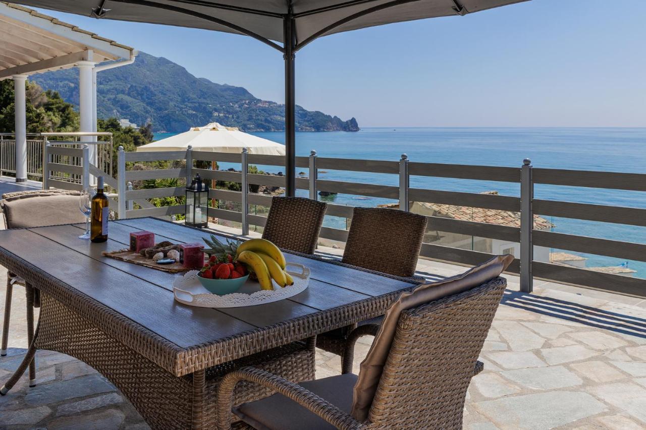 Villa Renata & Villa Filippos With Private Plunge Pool By Konnect Agios Gordios  Dış mekan fotoğraf
