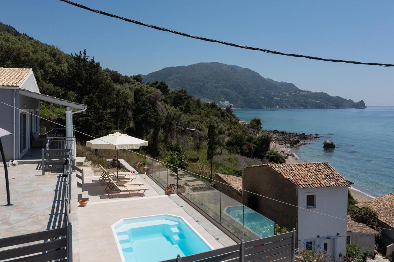 Villa Renata & Villa Filippos With Private Plunge Pool By Konnect Agios Gordios  Dış mekan fotoğraf