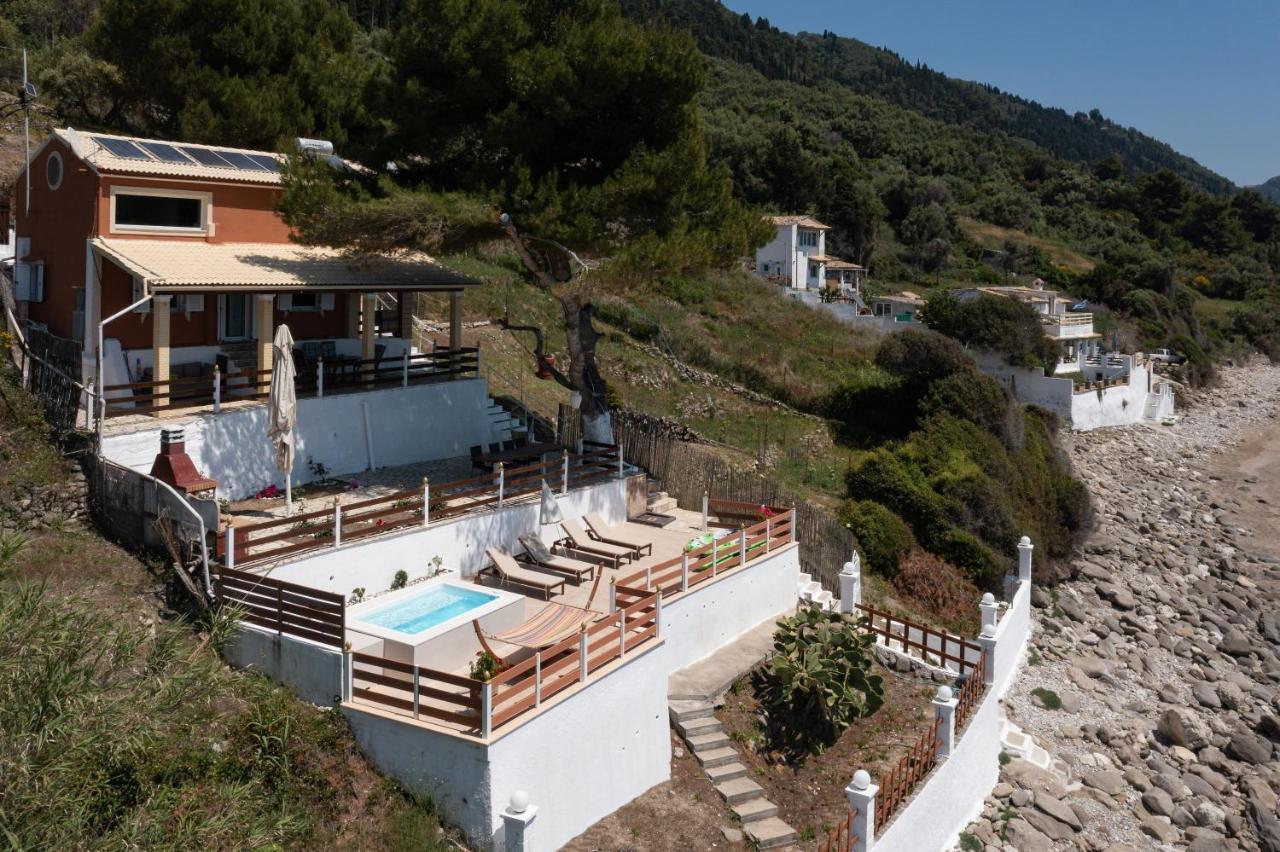 Villa Renata & Villa Filippos With Private Plunge Pool By Konnect Agios Gordios  Dış mekan fotoğraf