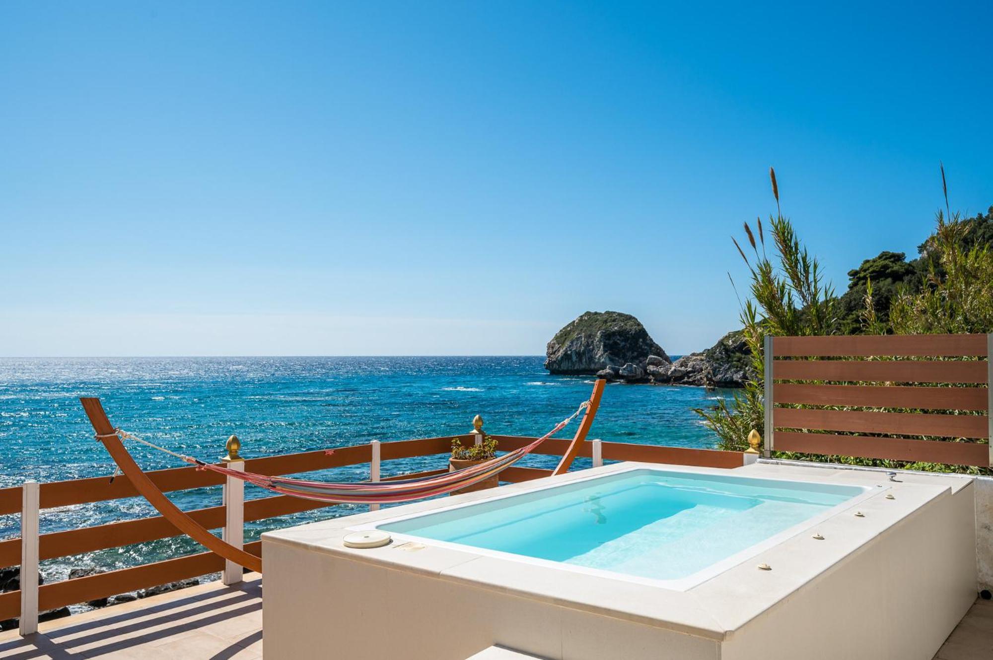 Villa Renata & Villa Filippos With Private Plunge Pool By Konnect Agios Gordios  Dış mekan fotoğraf